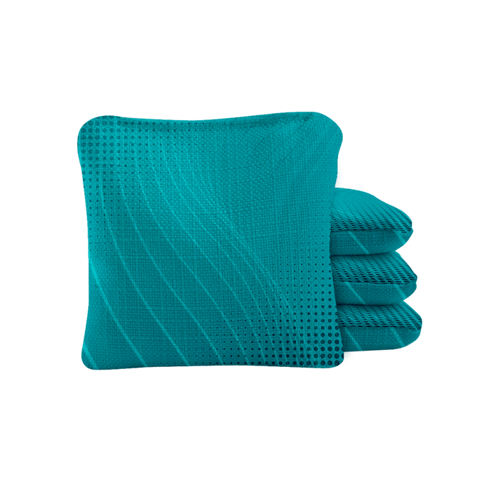 Teal NXT Shield Cornhole Bags