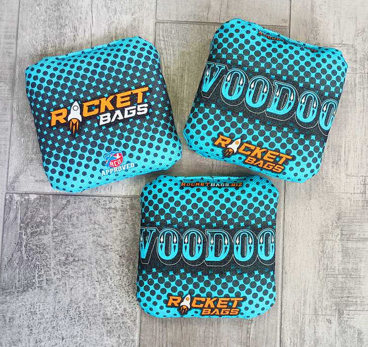 Pro Cornhole Bags VooDoo Teal Cornhole Bags ACO Approved