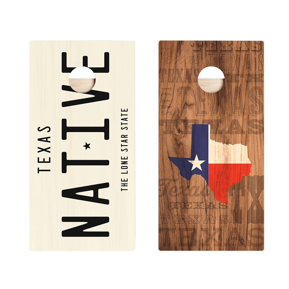 Texas Native Star Cornhole Boards