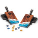 Cornhole Boards The Beach Epoxy Resin Double Chuck ART Mini Tabletop Cornhole Game
