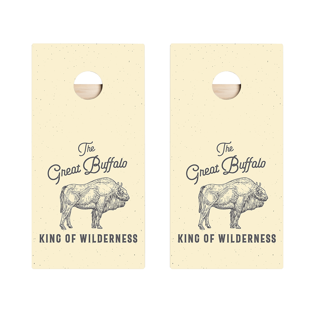 The Great Buffalo Star Cornhole Boards