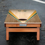 Throwback ACA Classic Wood Triangle Silver Series Cornhole Boards