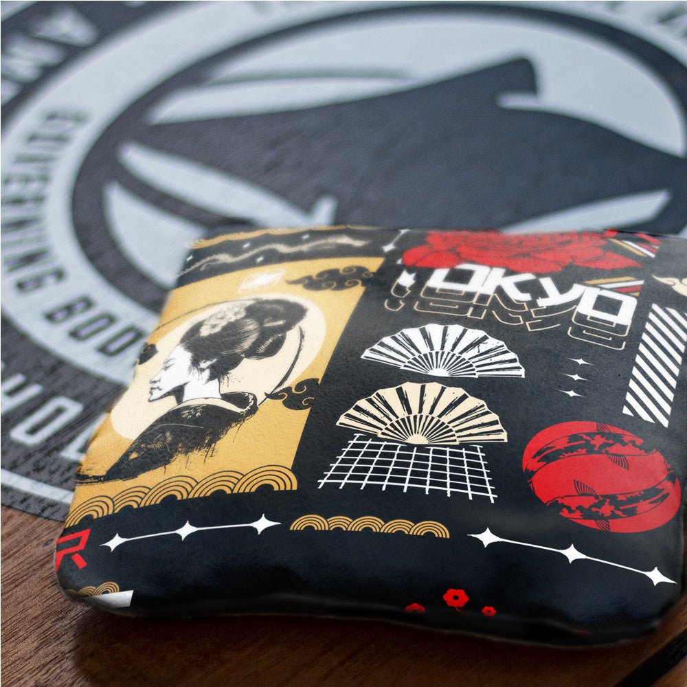 Tokyo Collage Synergy Pro Cornhole Bags