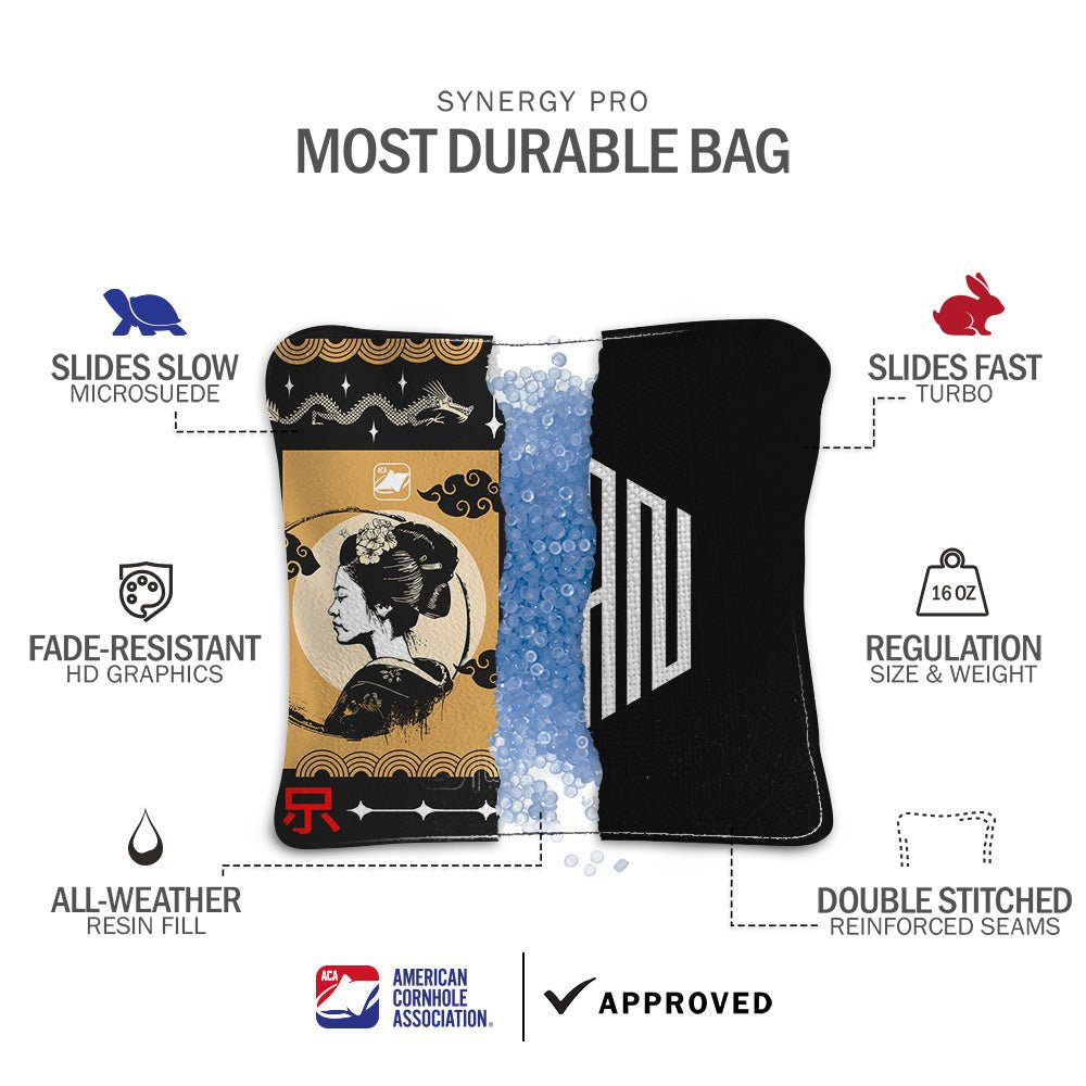 Tokyo Collage Synergy Pro Cornhole Bags