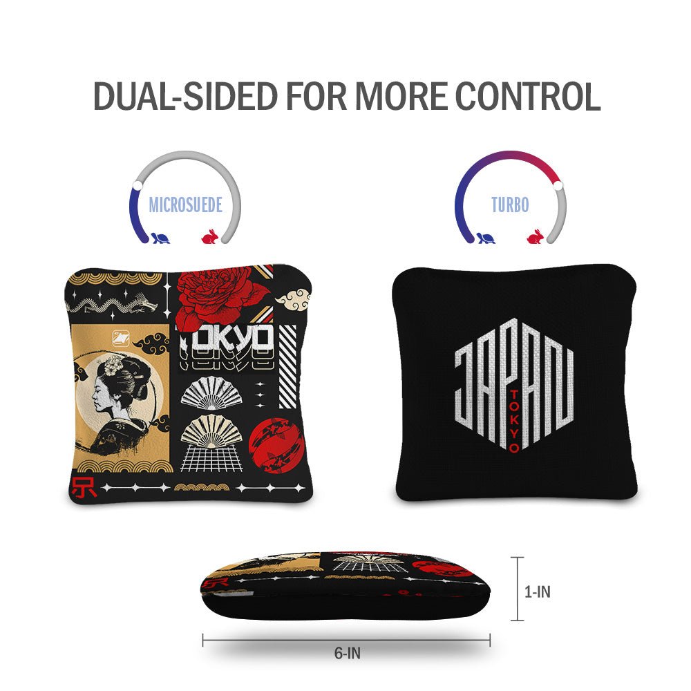Tokyo Collage Synergy Pro Cornhole Bags
