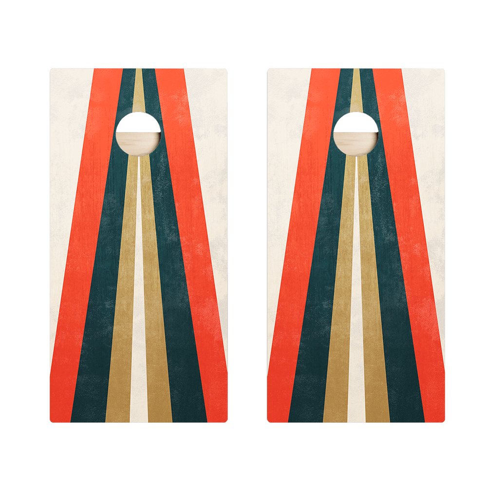 Triangle Design Star Cornhole Boards