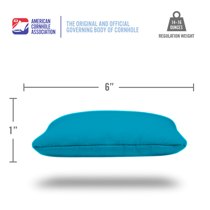 Turquoise Daily 66x Cornhole Bags