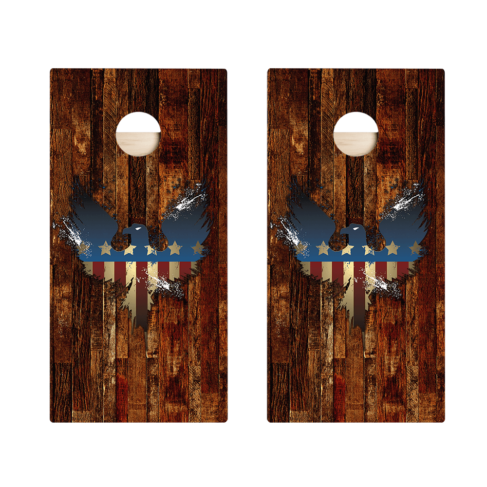 USA Eagle Star Cornhole Boards
