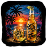 Good Vibes No Worries Cornhole Bags Set of 4