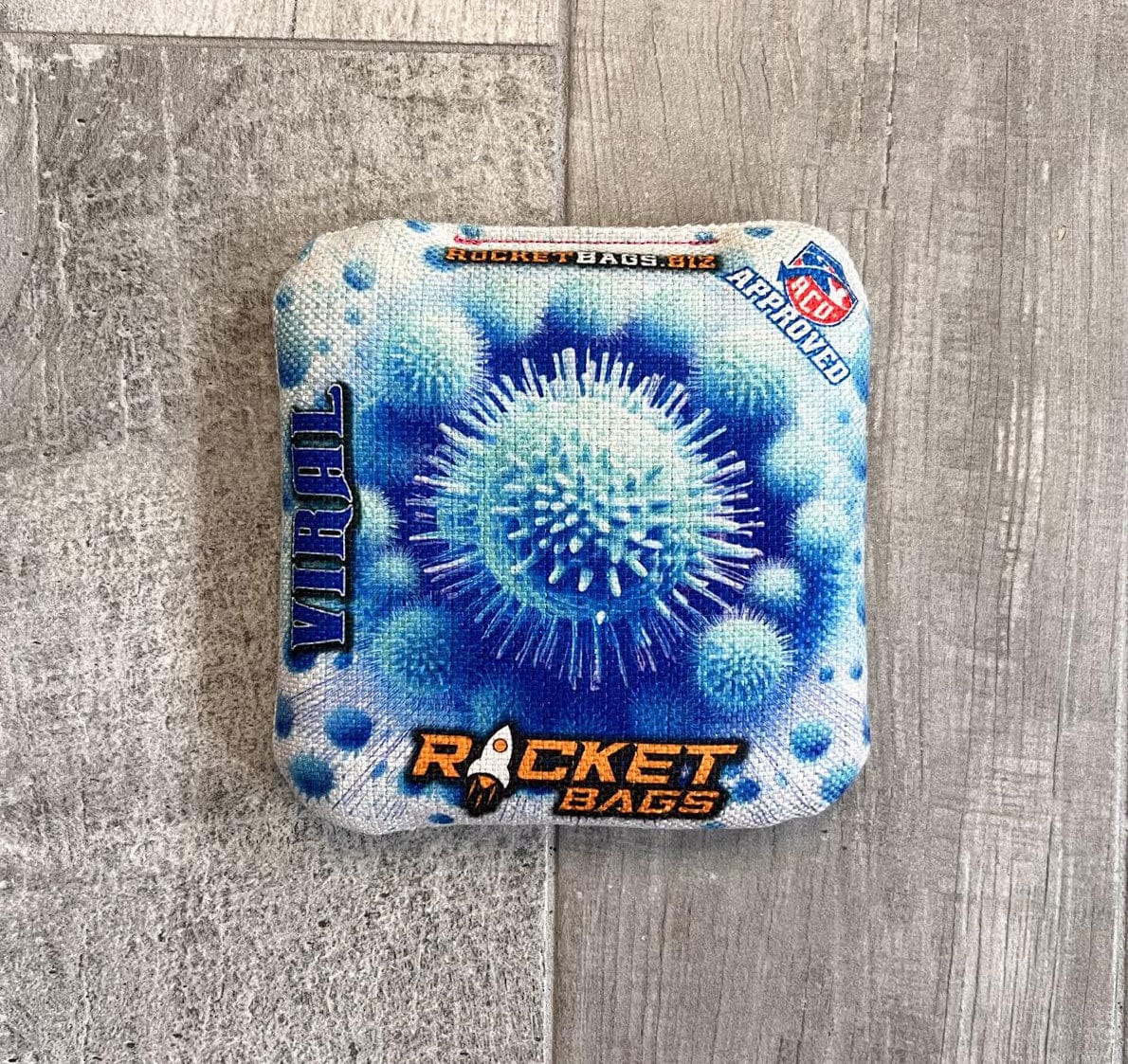 Pro Cornhole Bags Viral - Carpet Cornhole Bags ACO Approved Blue Virus
