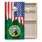 State Flags South Dakota to Wyoming Cornhole Boards - Backyard Series