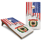 State Flags South Dakota to Wyoming Cornhole Boards - Backyard Series