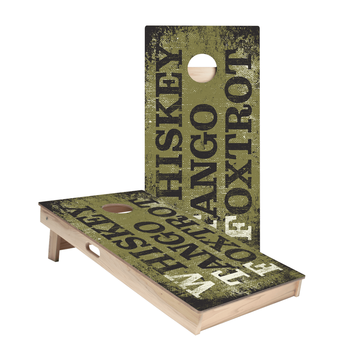 Whiskey Tango Foxtrot Star Cornhole Boards