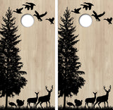 Wildlife Hunting Cornhole Design