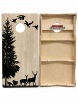 Wildlife Hunting Cornhole Design