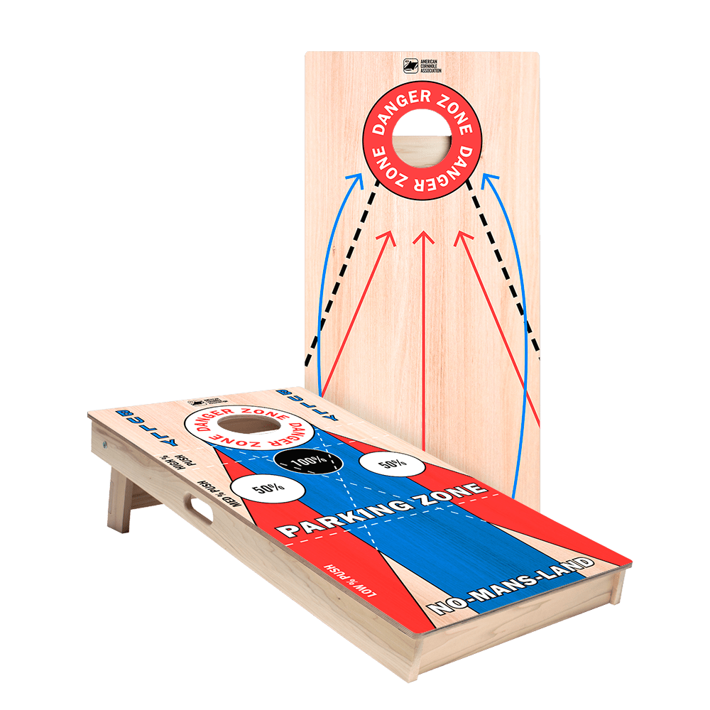 Wood Training Star Cornhole Boards