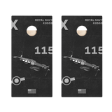 WW2 Plane Star Cornhole Boards
