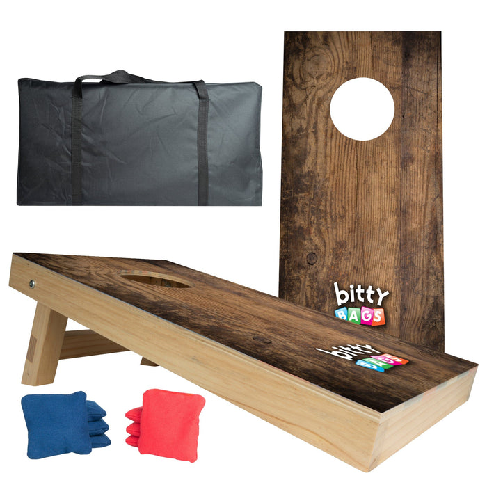 Bitty Bags: Weathered Wood: Mini-Cornhole Set