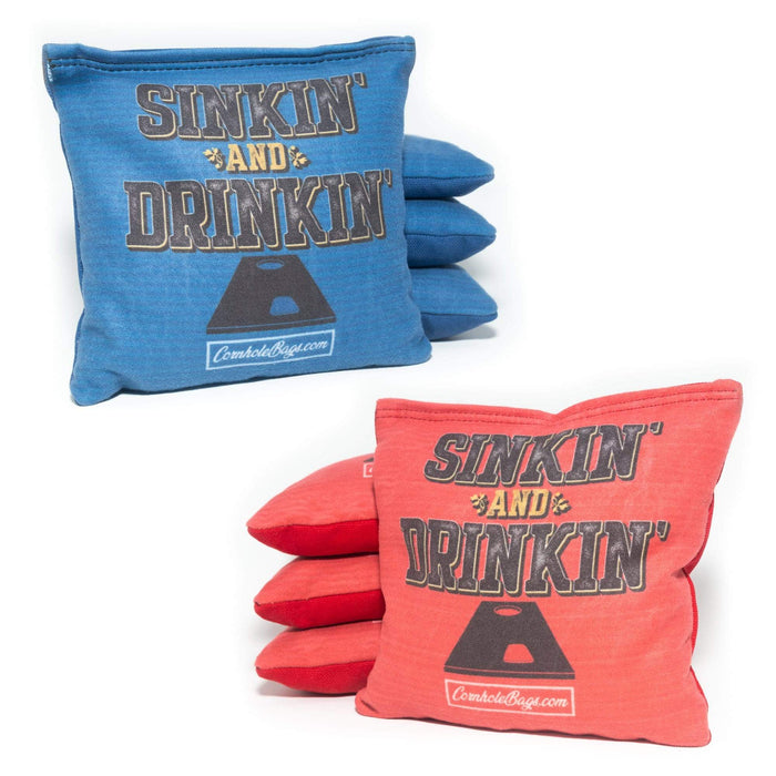 Sinkin' & Drinkin' Glide & Grip Cornhole Bags