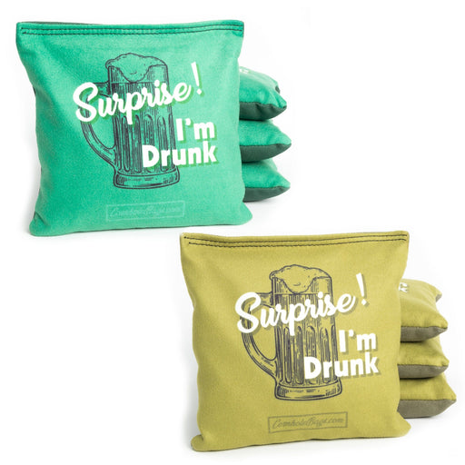Surprise! I'm Drunk Glide & Grip Cornhole Bags