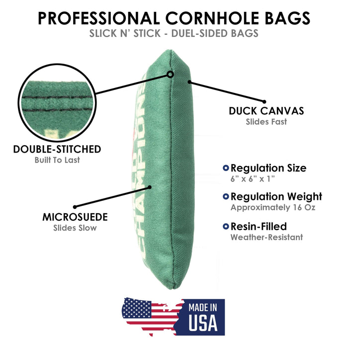 World War Champs Glide & Grip Cornhole Bags